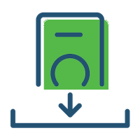 deposit money icon graphic